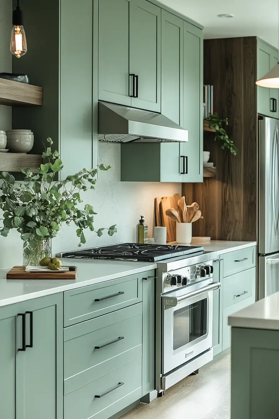 29 Sage Kitchen Cabinets Ideas for a Quiet, Real Kitchen