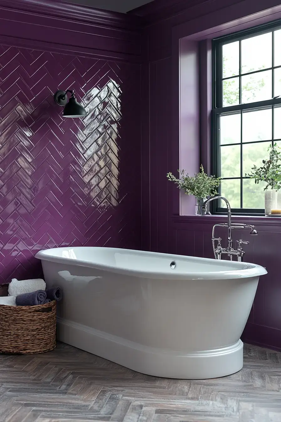 29 Purple Bathroom Ideas That Feel Like a Spa