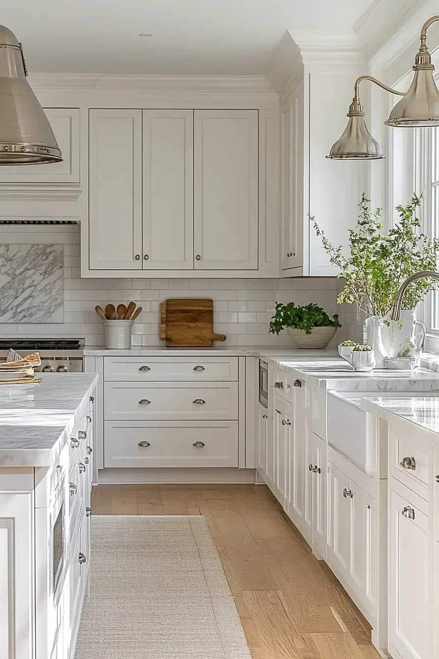 29 White Kitchen Cabinets Ideas That Stay Bright All Day