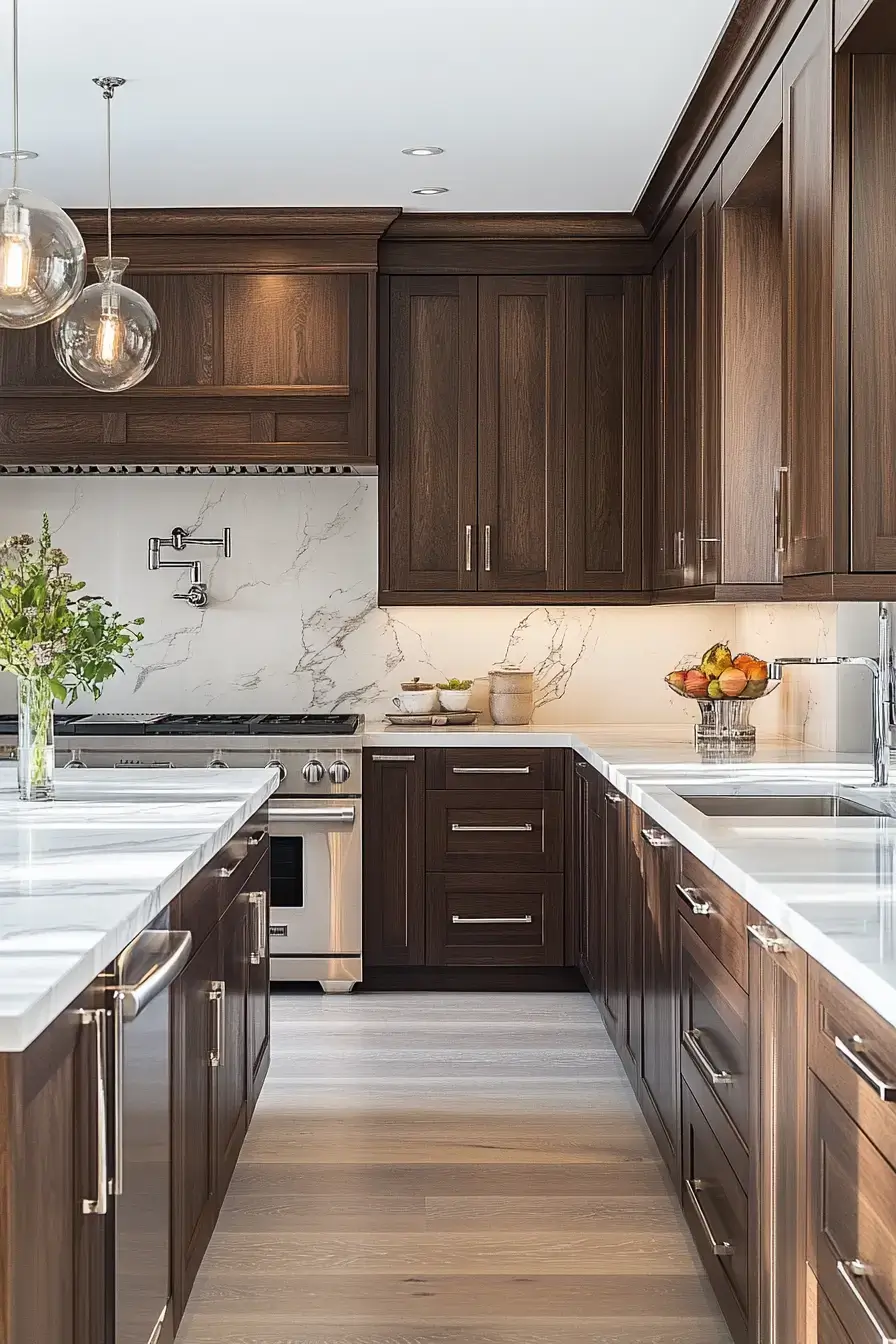 29 Stained Kitchen Cabinets Ideas That Let the Grain Do the Talking stained kitchen cabinets