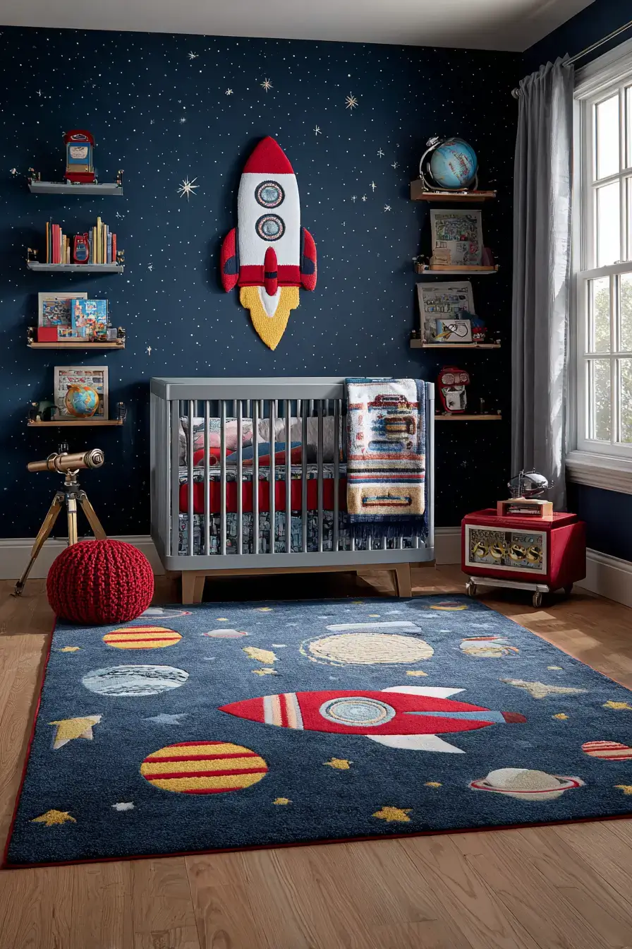 29 Space Themed Nursery Ideas a Little One Will Stargaze Over