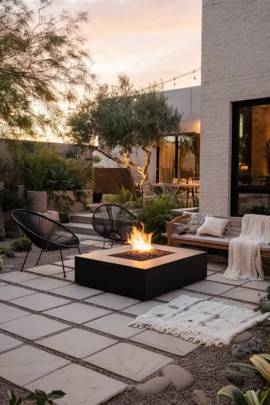 29 Fire Pit Ideas for a Backyard on a Budget With a Steel Bowl