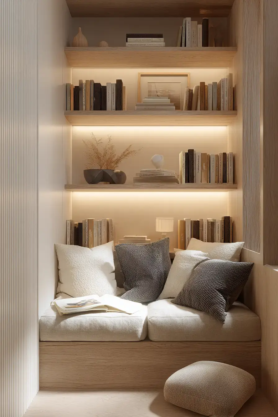 29 Bookshelves for Small Spaces That Free Up the Floor