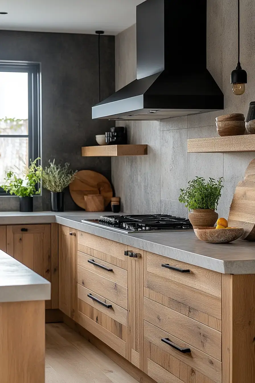 29 Two Toned Kitchen Cabinets Ideas with a Charcoal Base