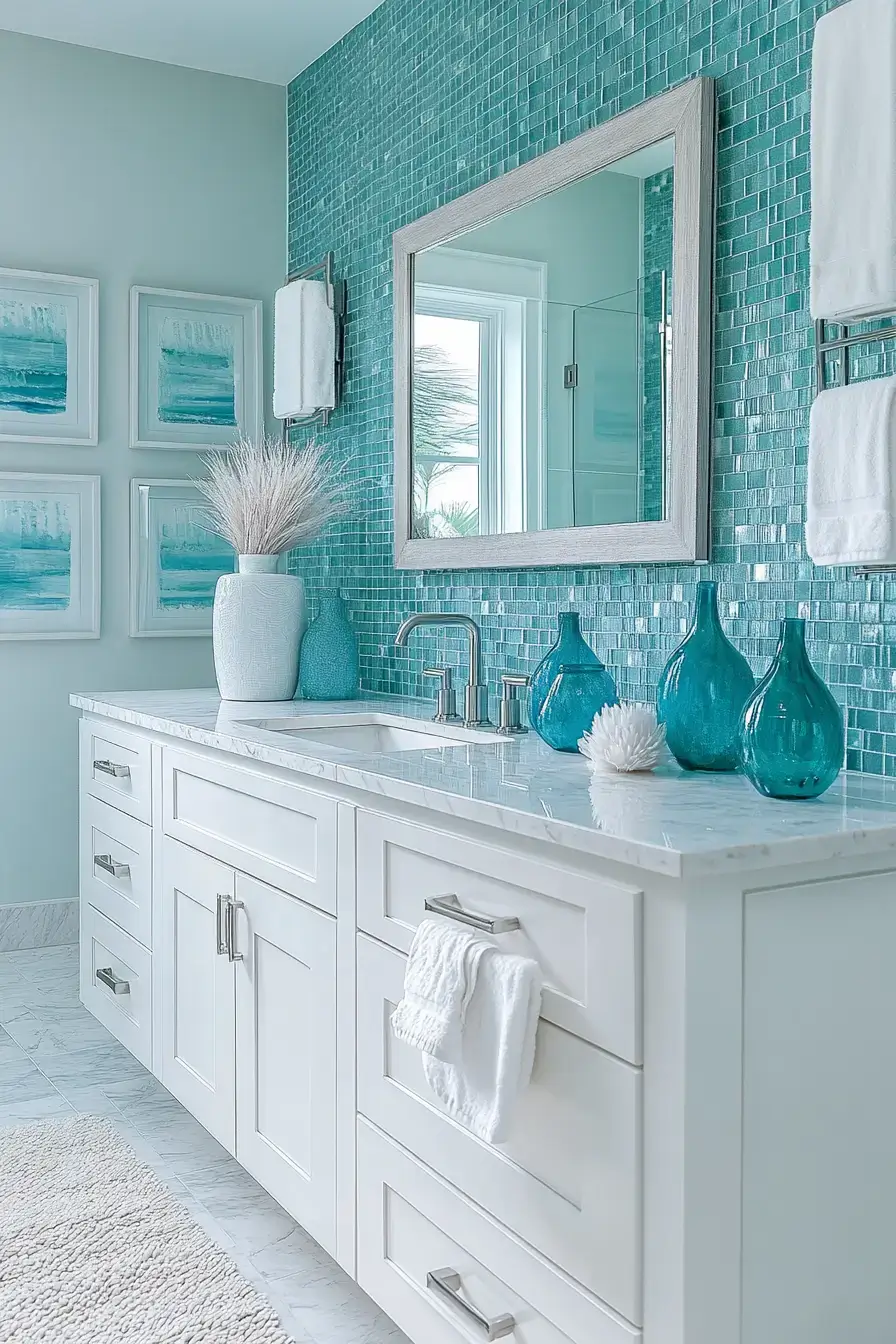 29 Ocean Themed Bathroom Ideas That Bring the Shore Indoors