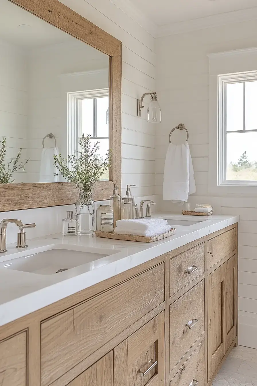 29 Beachy Bathroom Ideas That Keep the Salt-Air Feeling