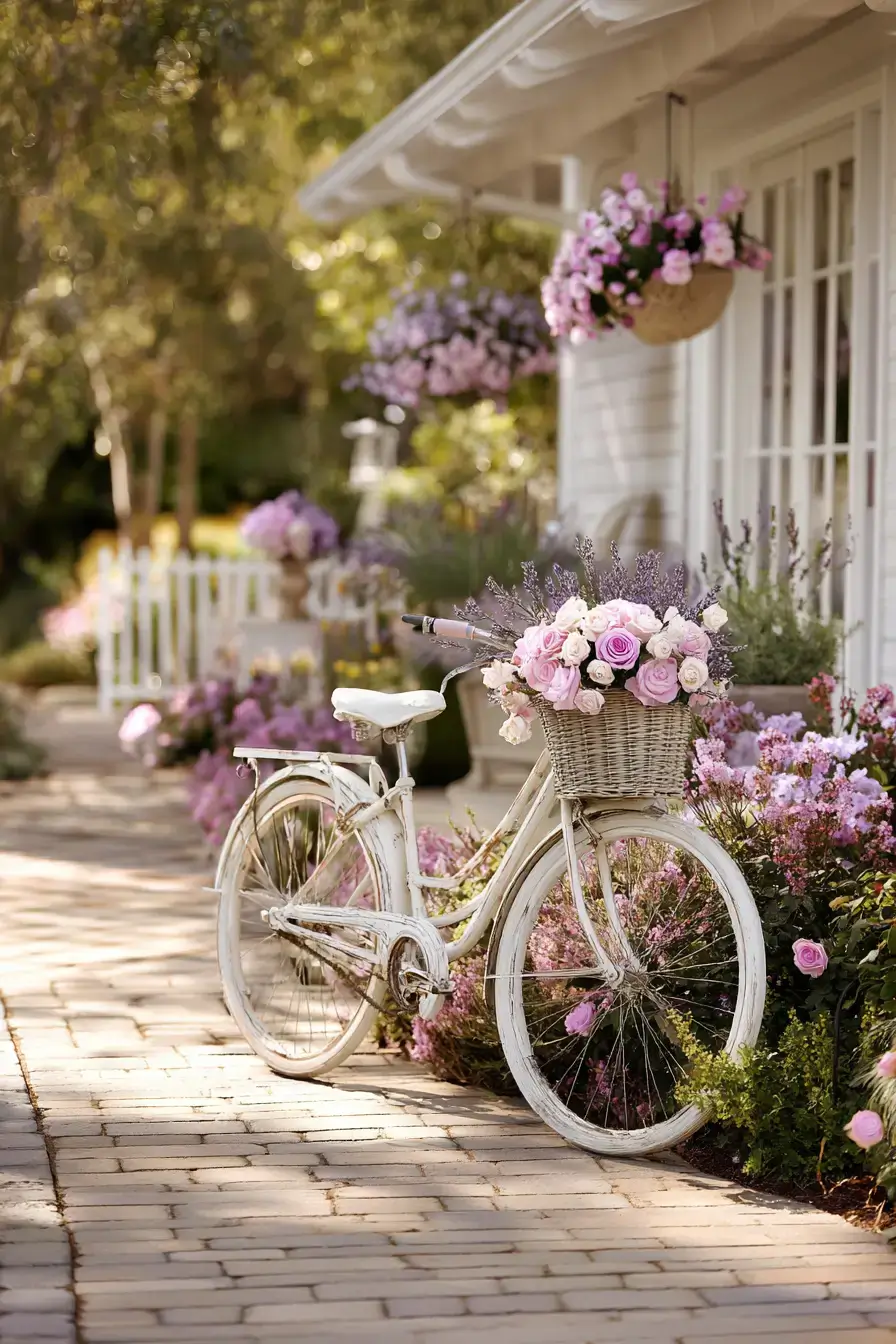 29 Bicycle Yard Decor Ideas for a Front Garden With Charm