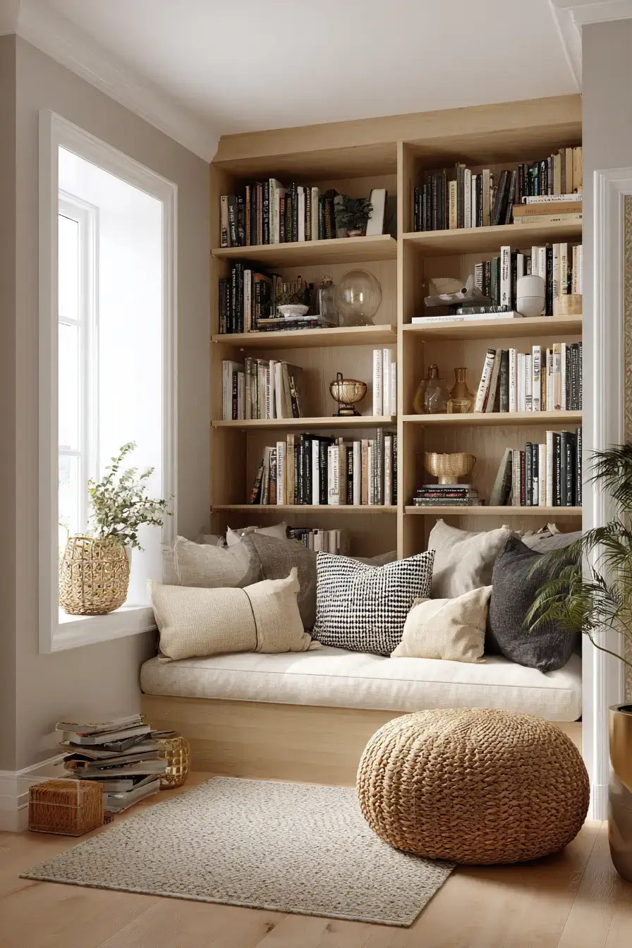 29 Bookshelves for Small Spaces That Free Up the Floor