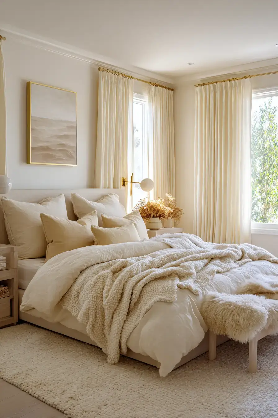 29 Warm Bedroom Ideas That Make the Cold Mornings Easier