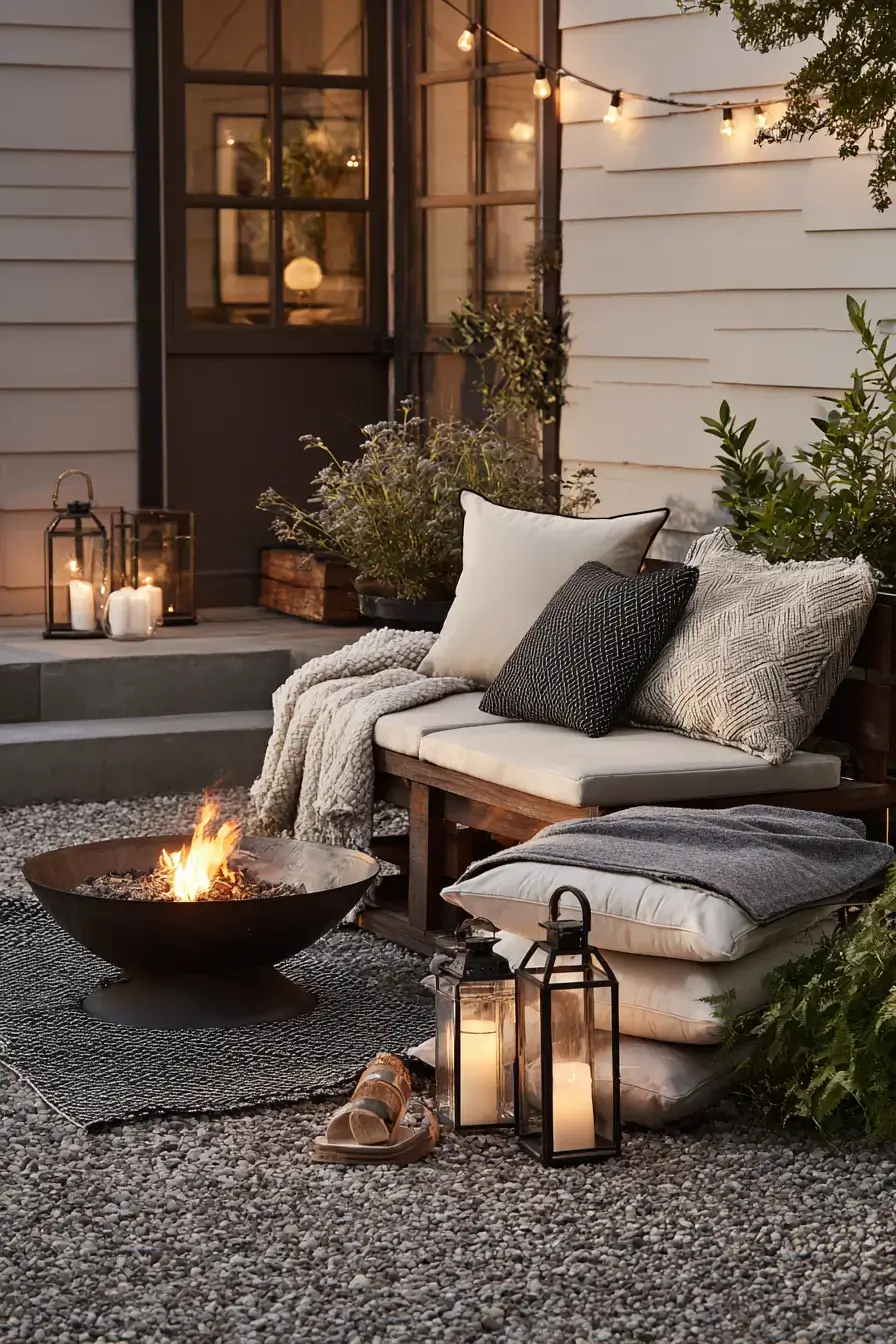 29 Fire Pit Ideas for a Backyard on a Budget With a Steel Bowl
