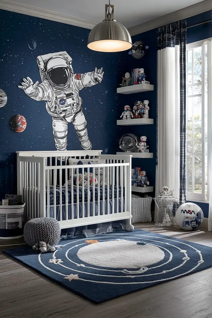 29 Space Themed Nursery Ideas a Little One Will Stargaze Over