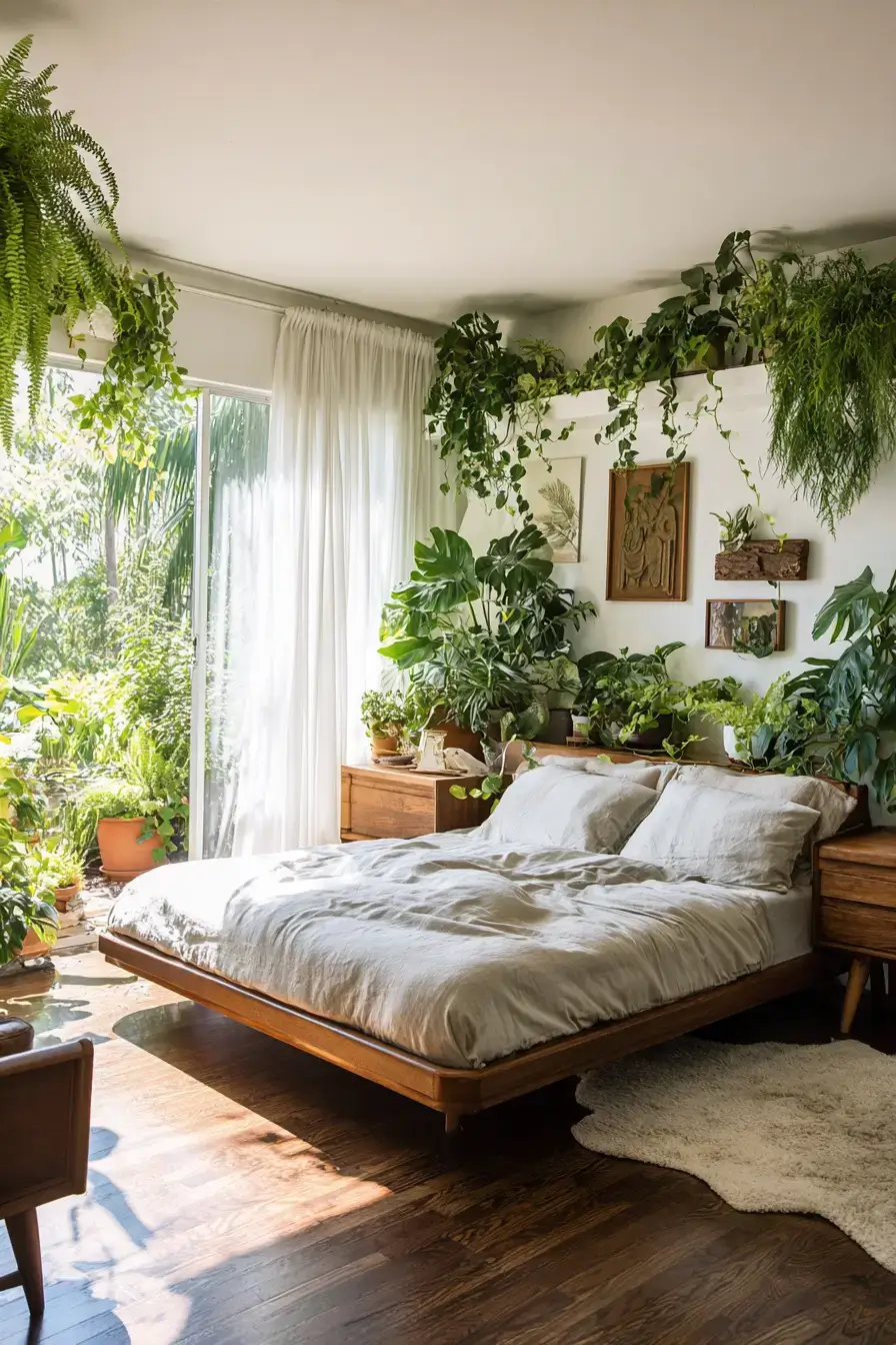 29 Nature Themed Bedroom Ideas That Keep the Outdoors Close