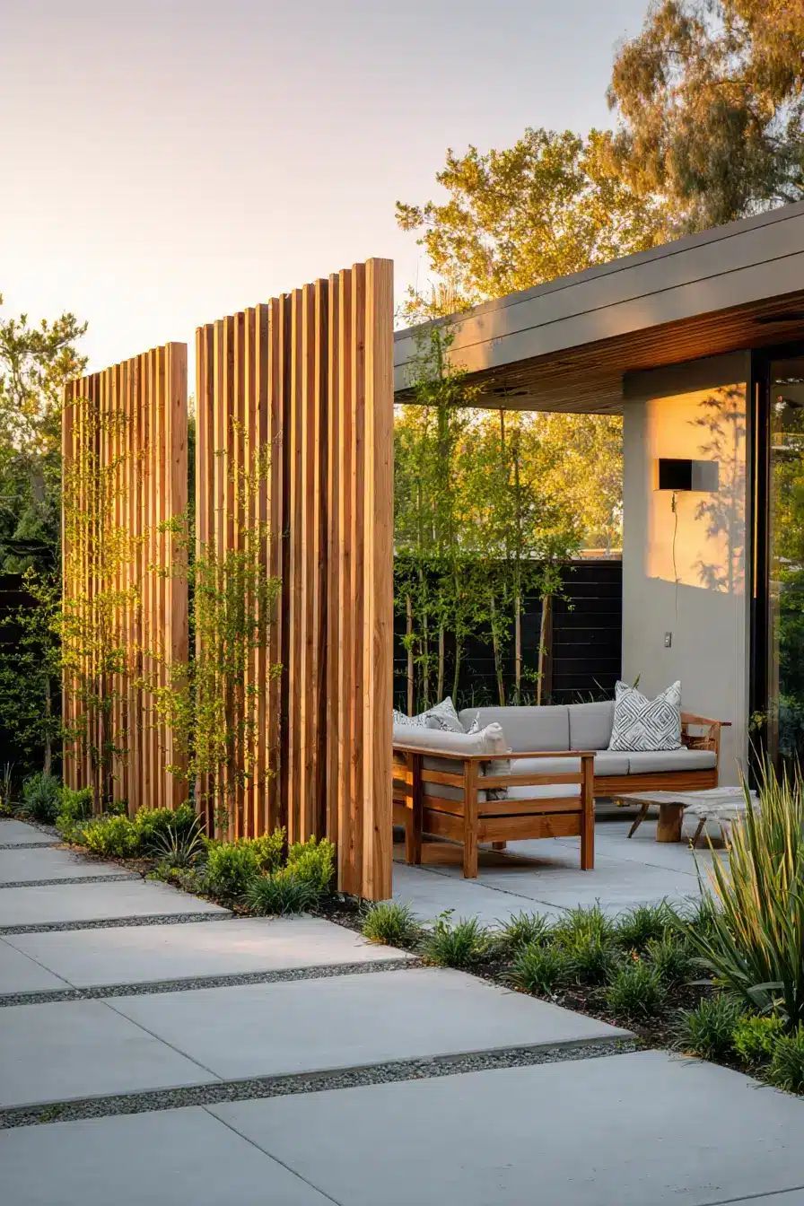 29 Backyard Fence Ideas with a Built-In Planter