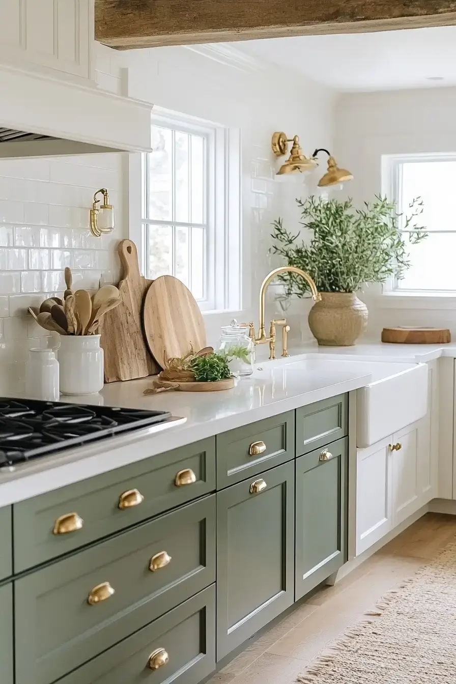 29 Sage Kitchen Cabinets Ideas for a Quiet, Real Kitchen