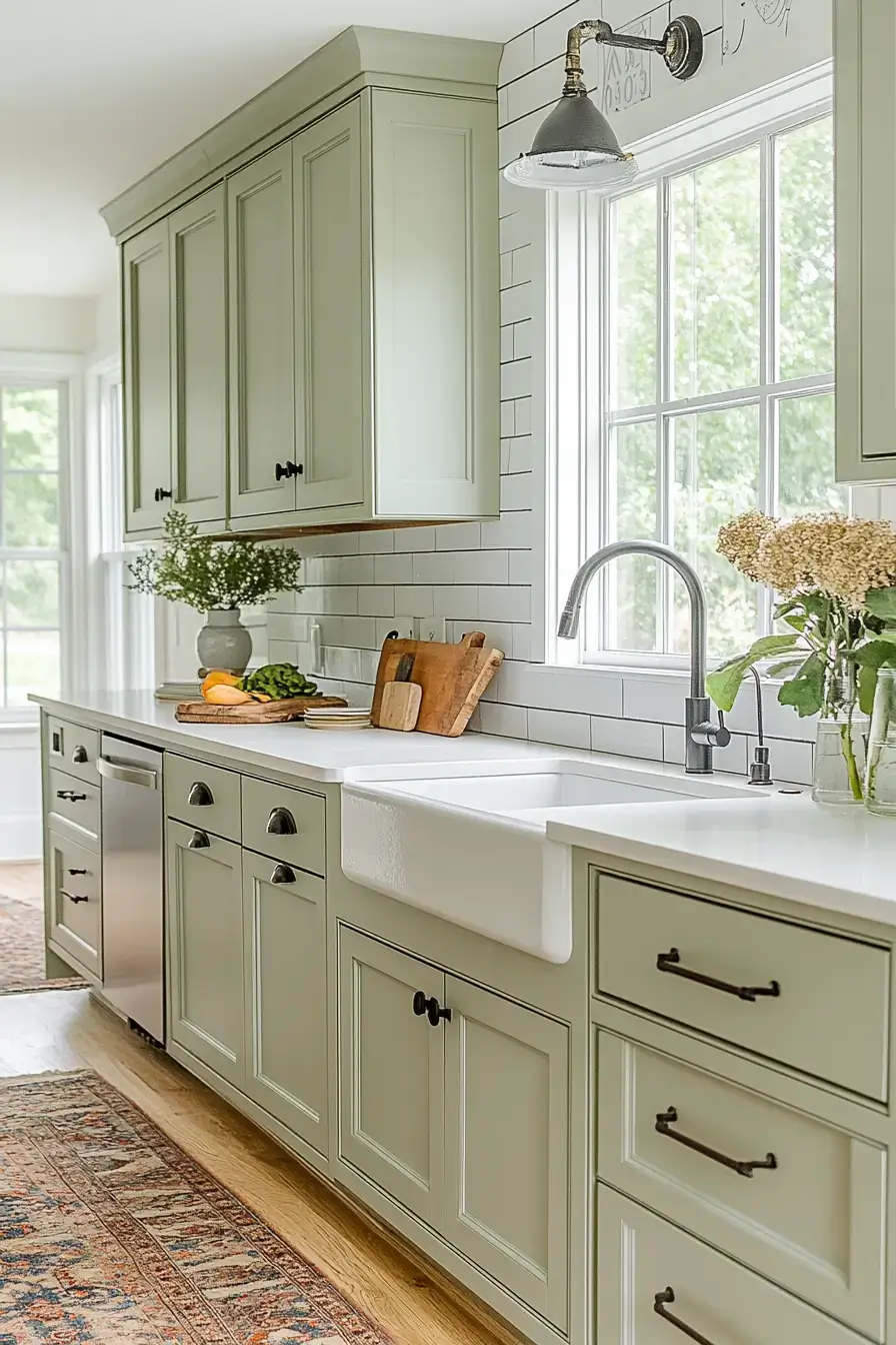 29 Sage Kitchen Cabinets Ideas for a Quiet, Real Kitchen