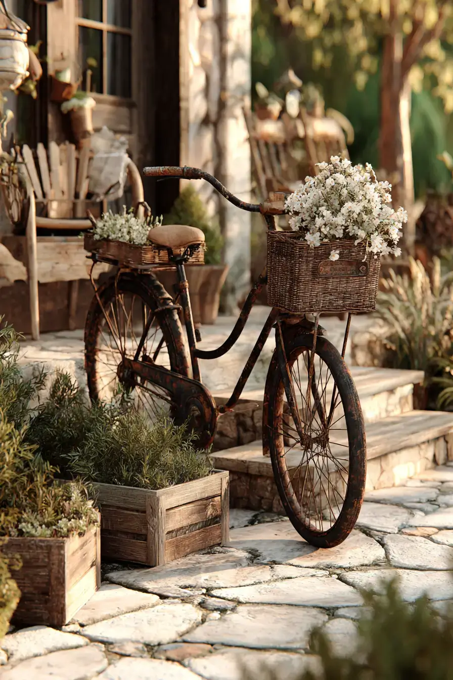 29 Bicycle Yard Decor Ideas for a Front Garden With Charm