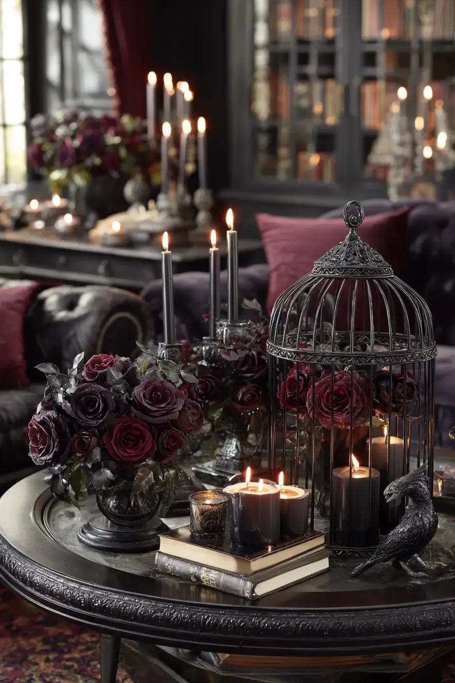 29 Vintage Birdcage Decor Ideas with an Aged Brass Cage vintage birdcage decor ideas
