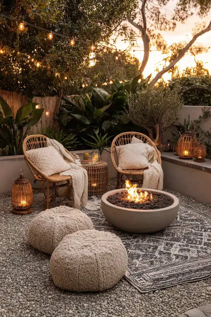 29 Fire Pit Ideas for a Backyard on a Budget With a Steel Bowl