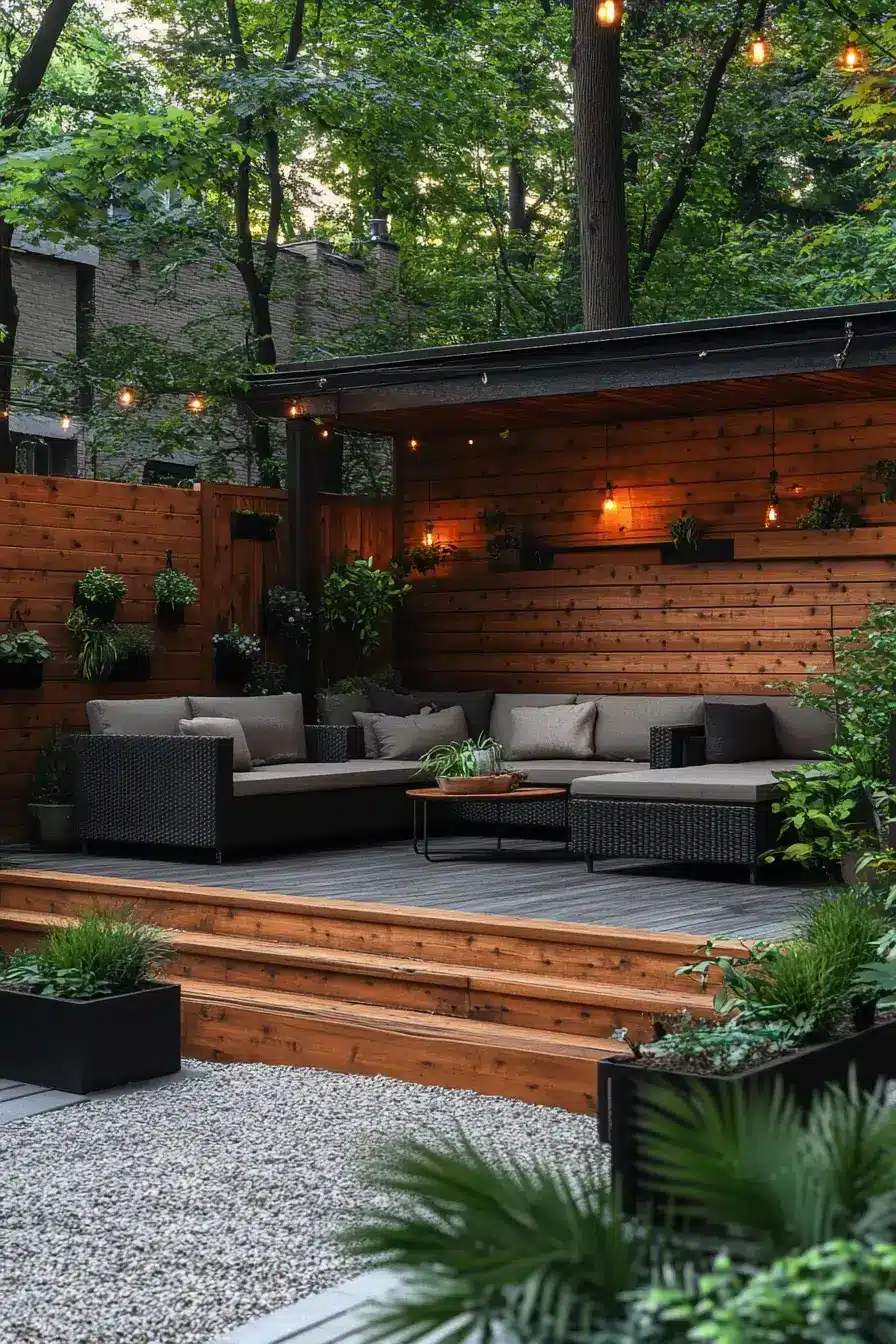 29 Backyard Fence Ideas with a Built-In Planter
