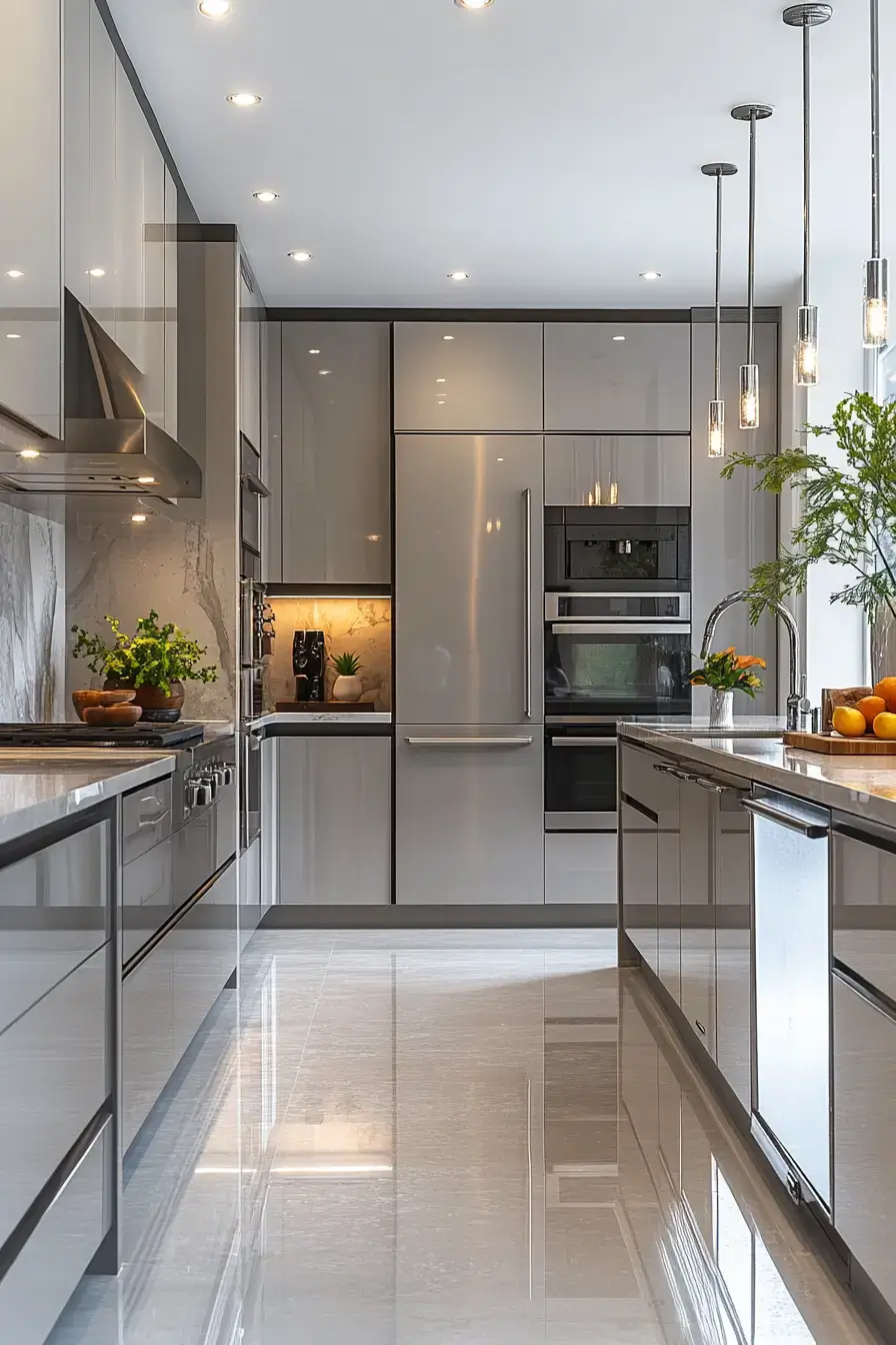 29 Aluminium Kitchen Cabinets Ideas for a Practical Modern Space