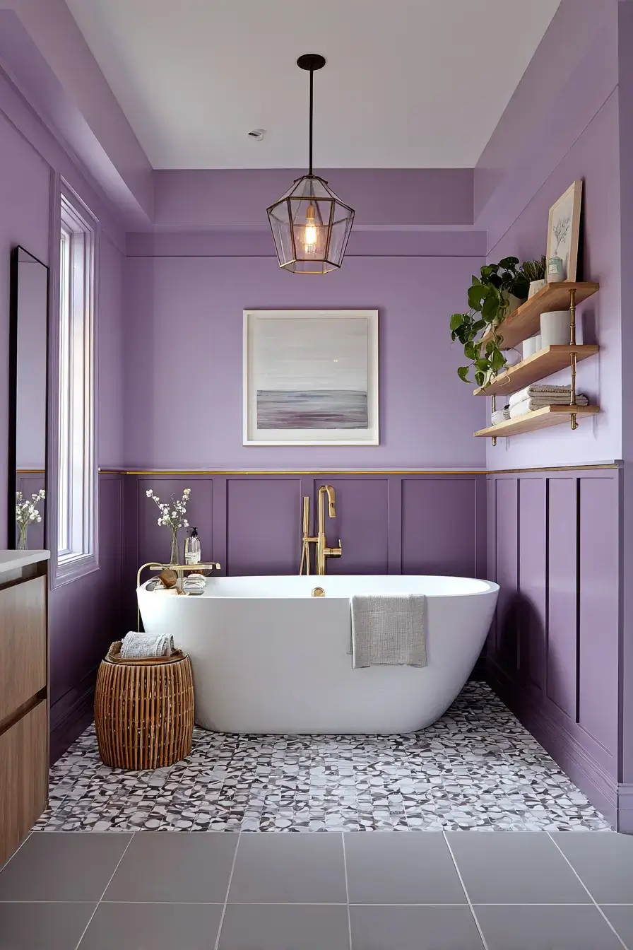 29 Purple Bathroom Ideas That Feel Like a Spa
