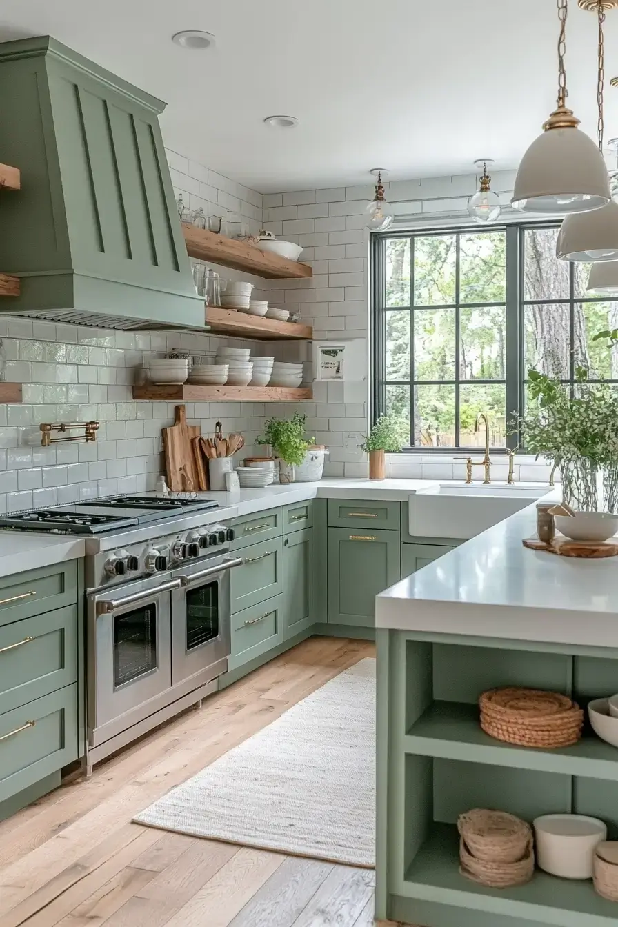 29 Sage Kitchen Cabinets Ideas for a Quiet, Real Kitchen