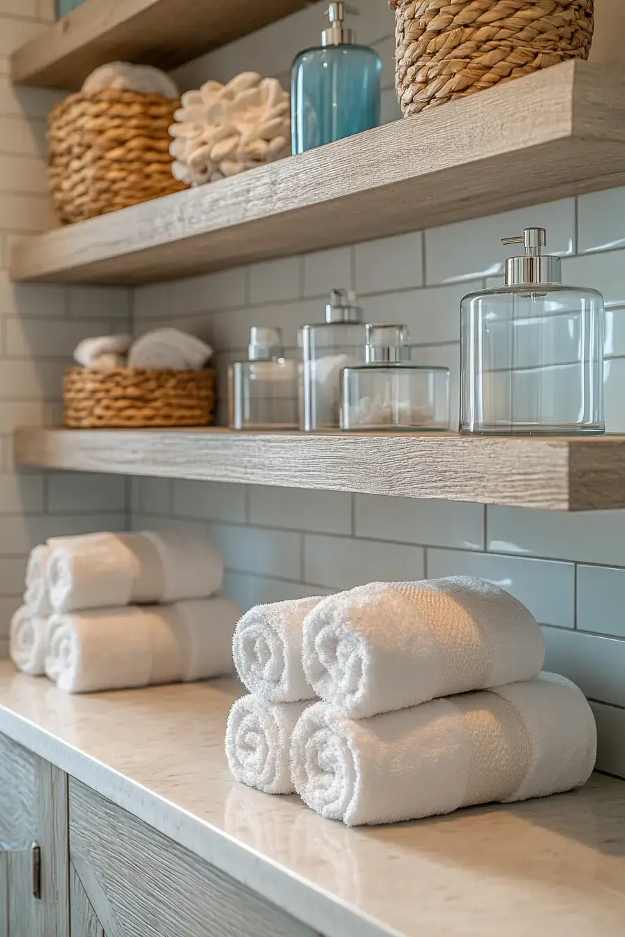 29 Beachy Bathroom Ideas That Keep the Salt-Air Feeling