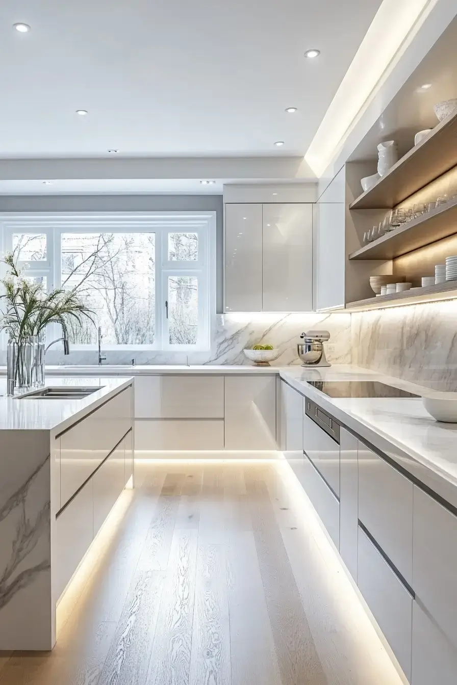 29 Handleless Cabinets Ideas for a Calm, Clutter-Free Kitchen