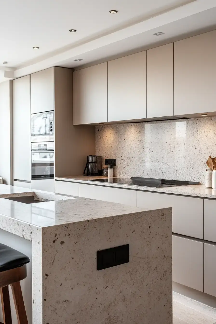 29 Shaker Kitchen Cabinets Ideas with Antique Brass Pulls