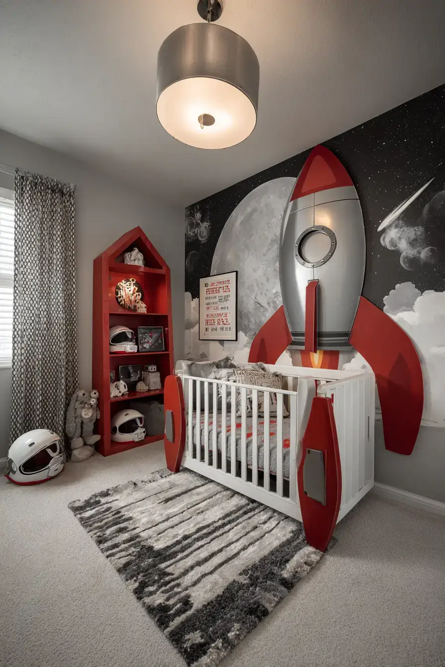 29 Space Themed Nursery Ideas a Little One Will Stargaze Over