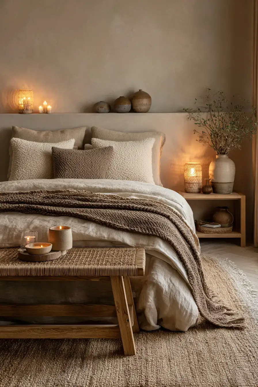 29 Warm Beige Bedroom Ideas for a Room That Calms You Down