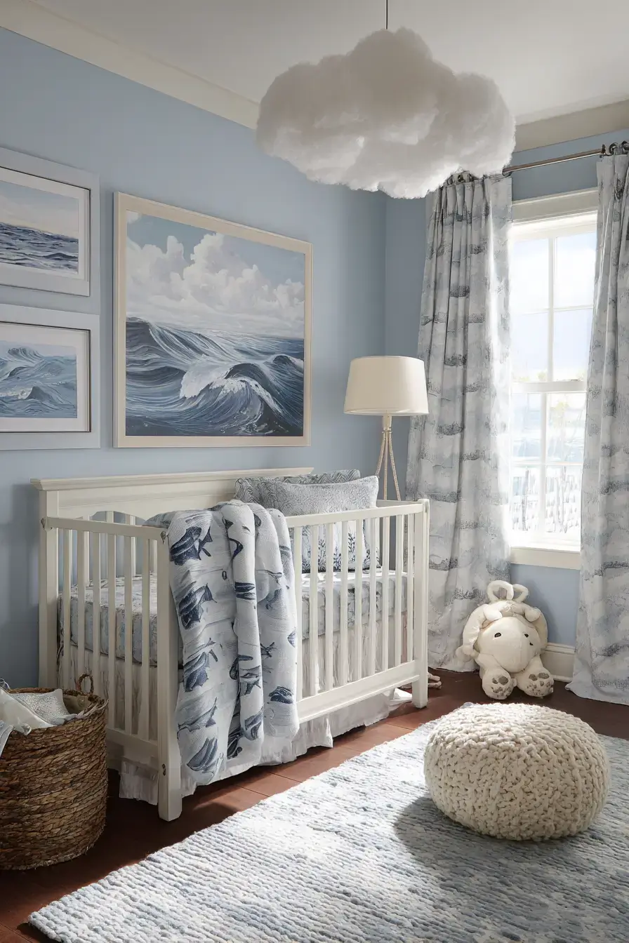 29 Ocean Themed Nursery Ideas for a Calm, Soothing Room
