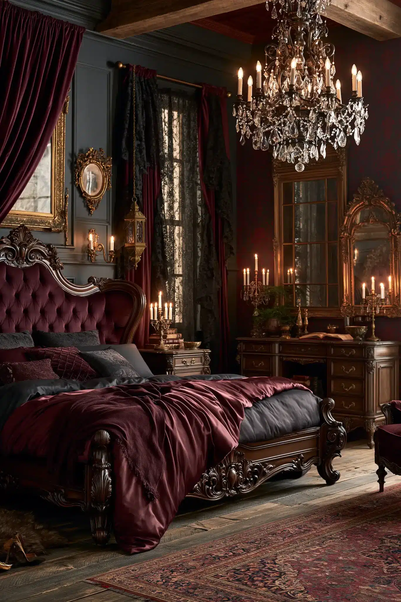 29 Gothic Bedroom Ideas for a Space That Feels Quiet, Not Creepy gothic bedroom