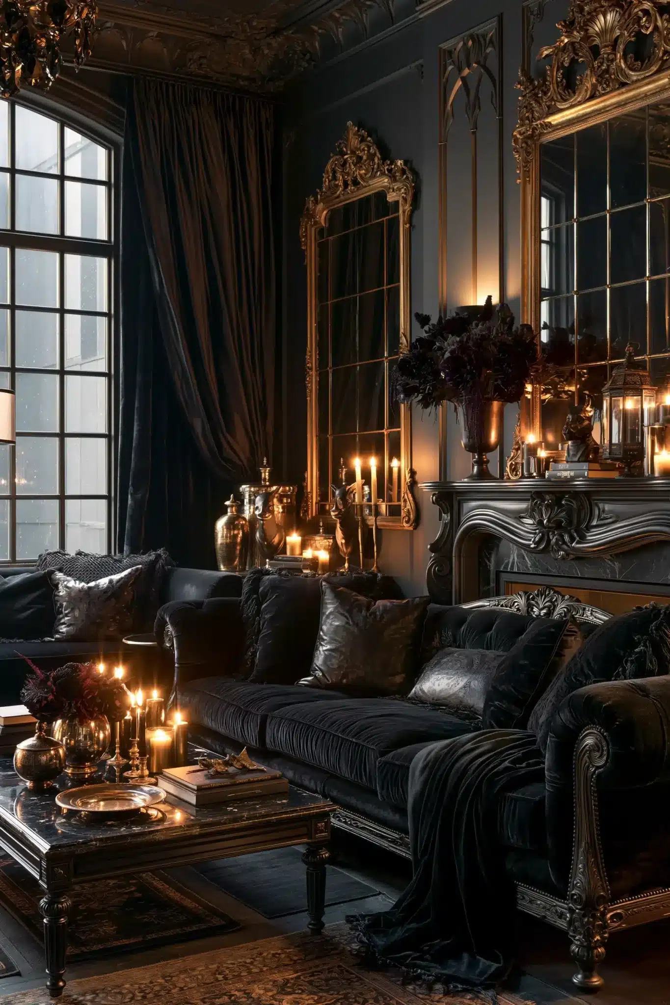 gothic living room
