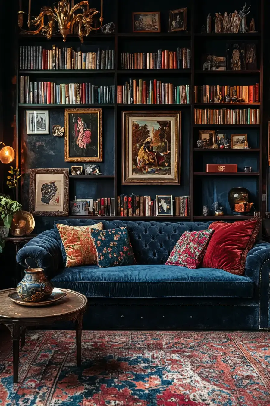 29 Eclectic Maximalism Ideas with a Gallery Wall of Frames