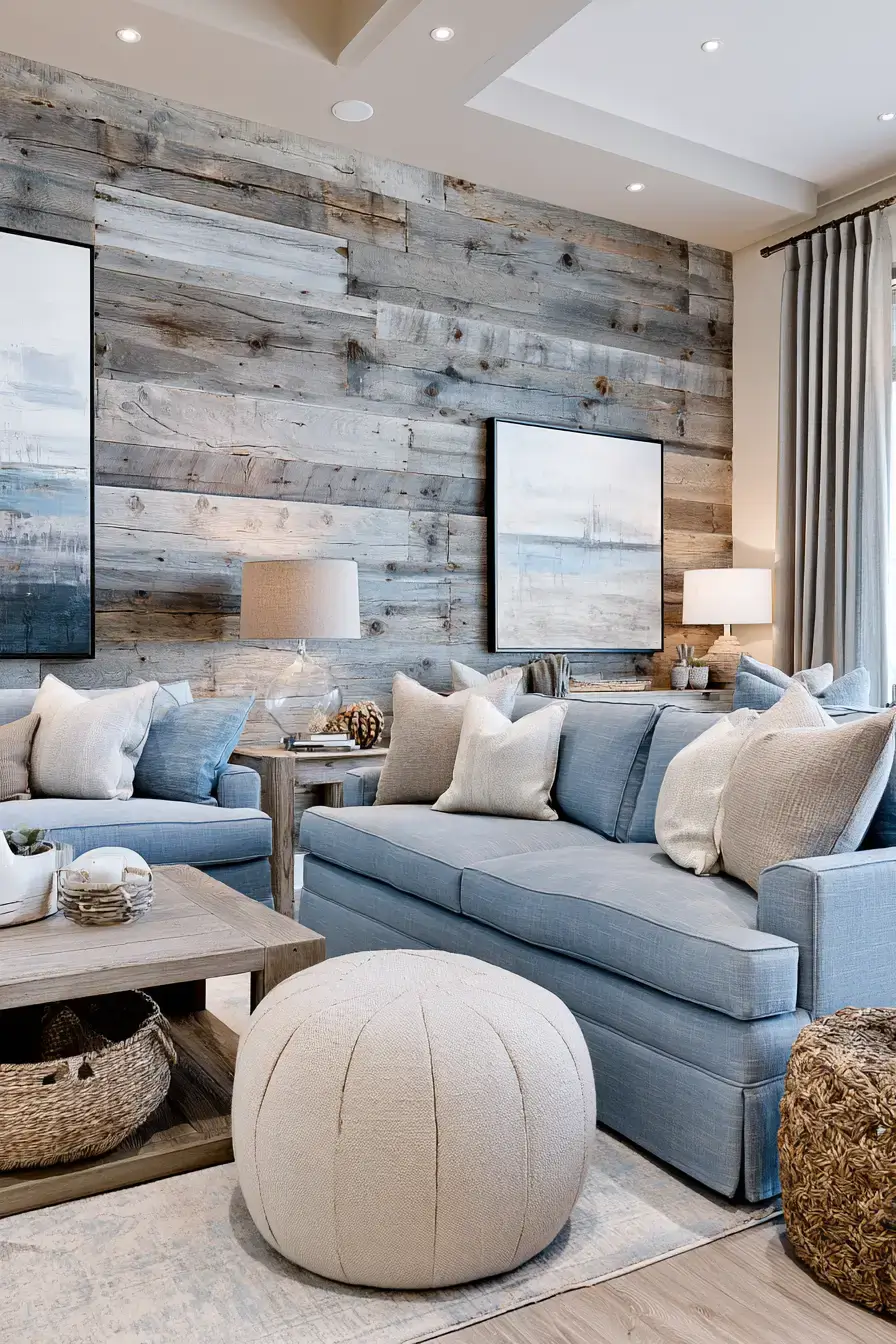 29 Rustic Nautical Decor Ideas with a Driftwood Beam