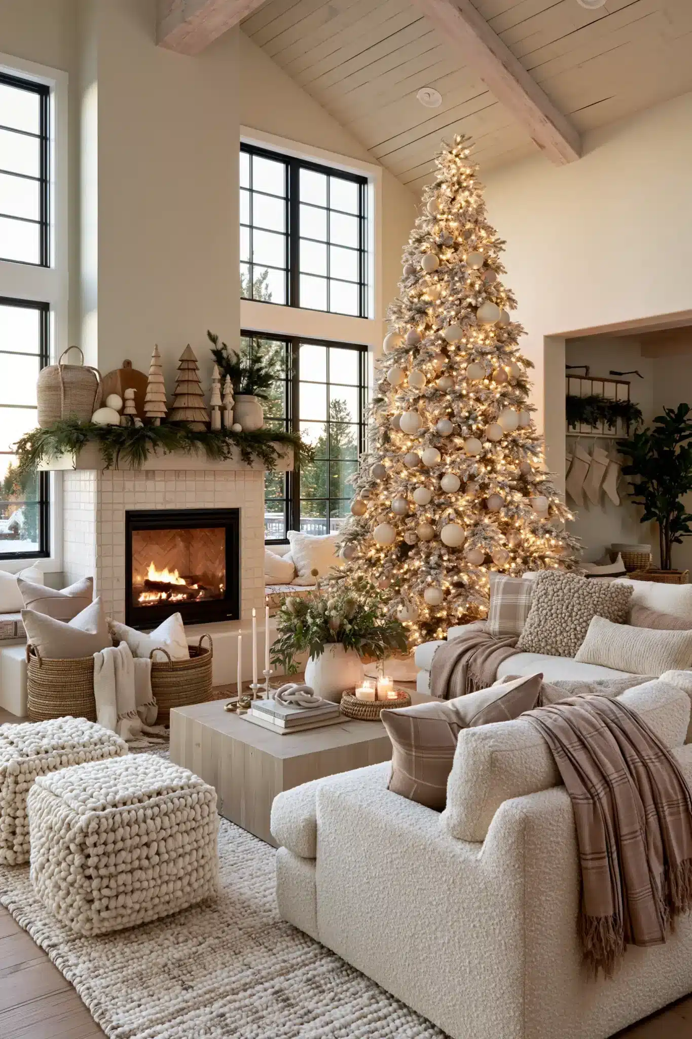 29 Neutral Christmas Decor Ideas That Age Better Than Bright Trends neutral christmas decor
