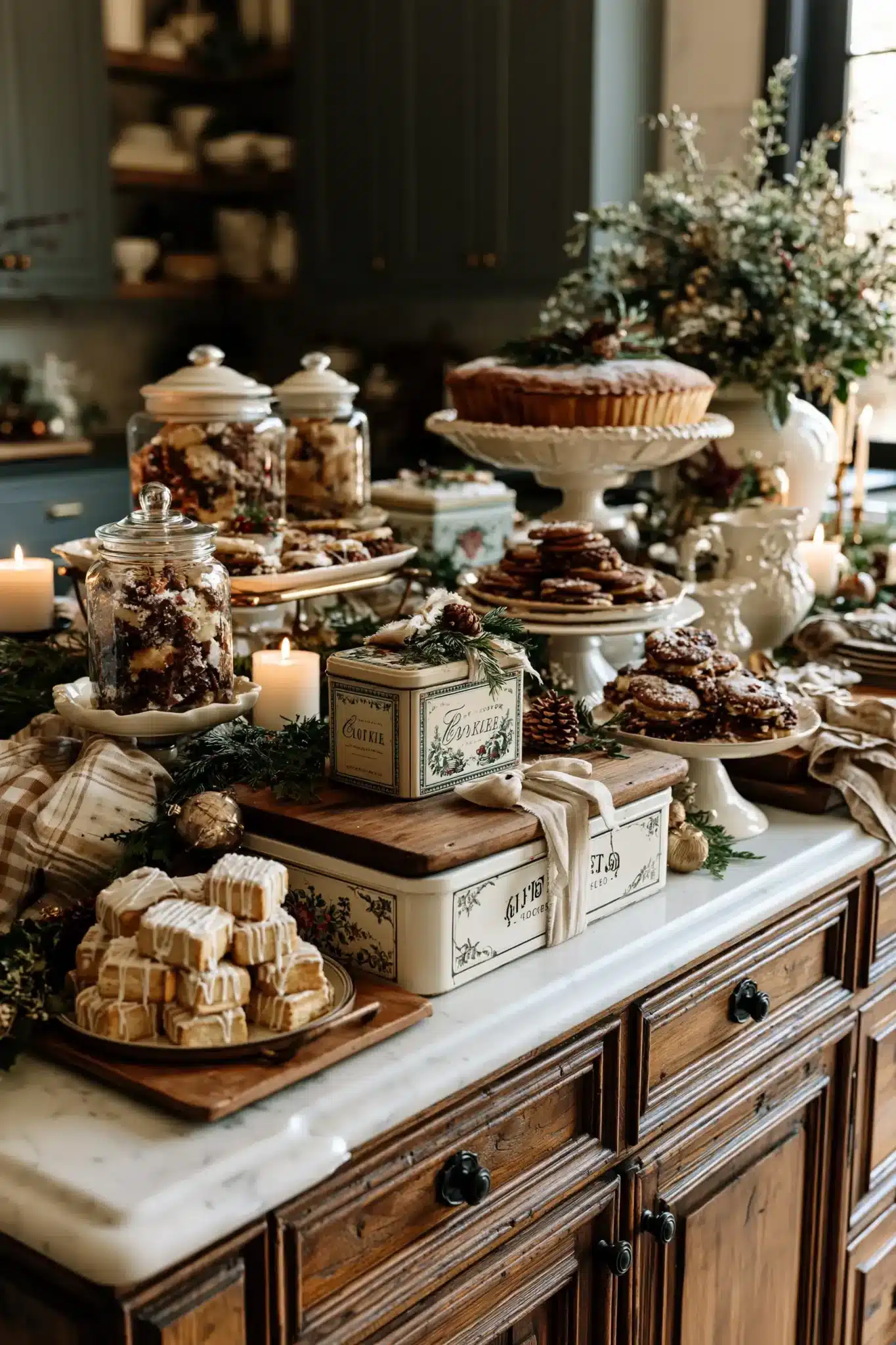 29 Christmas Kitchen Decor Ideas That Make the Heart of the Home Feel Like the Holidays christmas kitchen decor