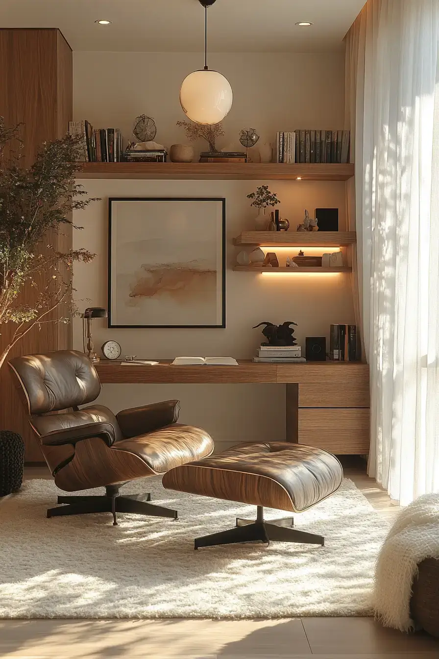 29 Study Desk Decor Ideas with a Cork Board and a Warm Lamp study desk decor