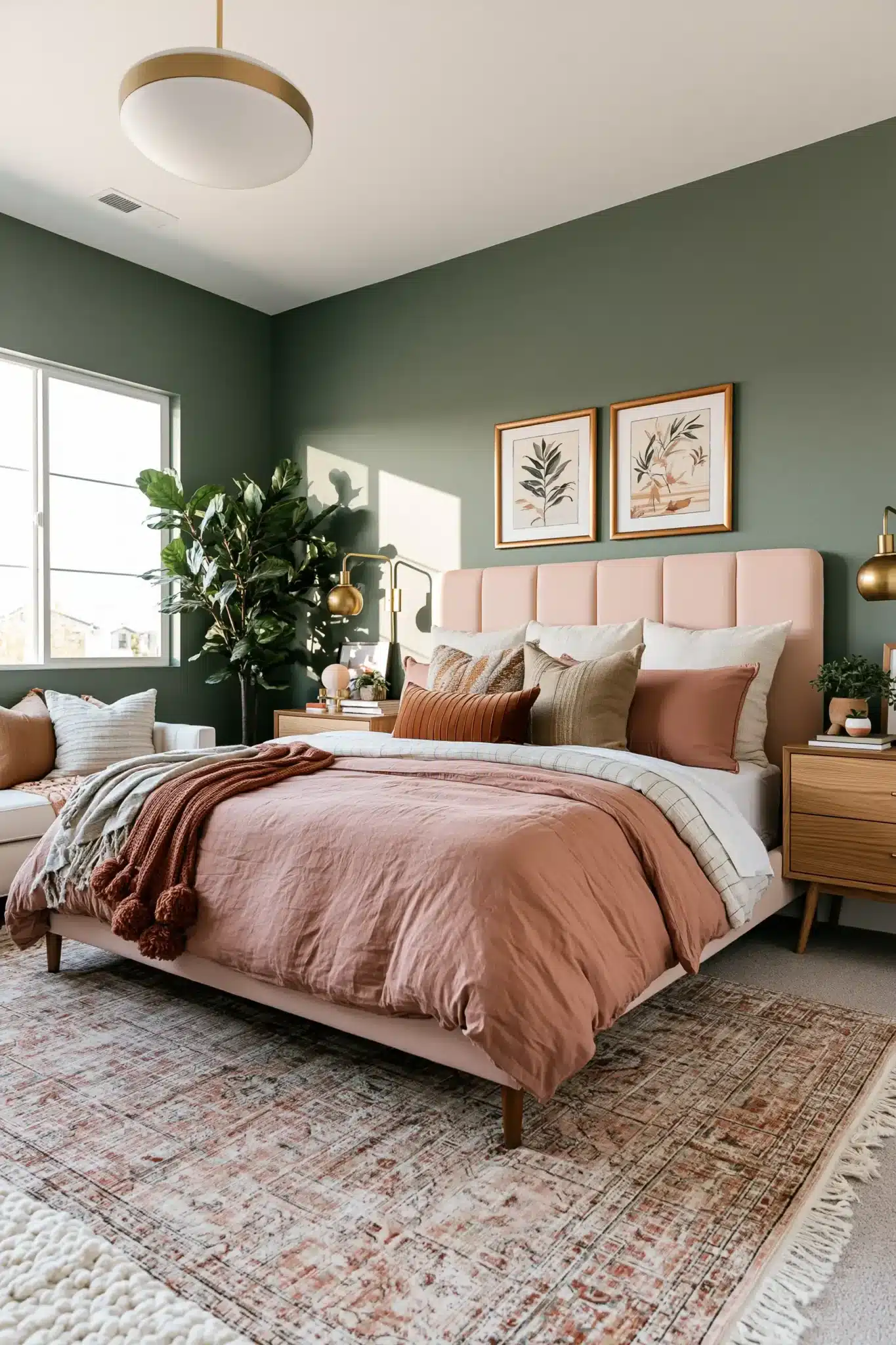 29 Sage Green and Blush Bedroom Ideas for a Room That Feels Gentle sage green and blush bedroom