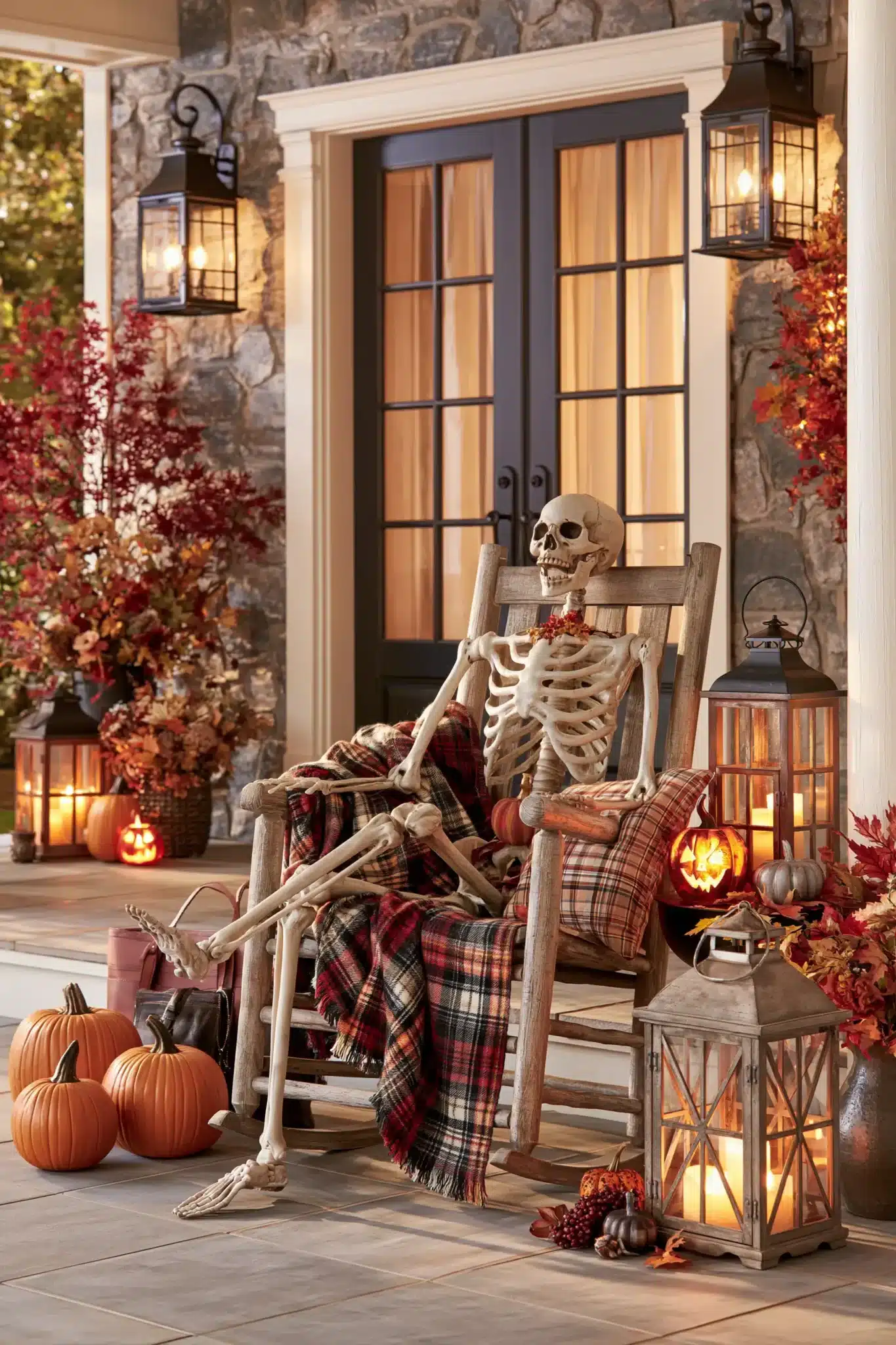 29 Halloween Porch Ideas for an Entry That Welcomes, Not Warns halloween porch ideas