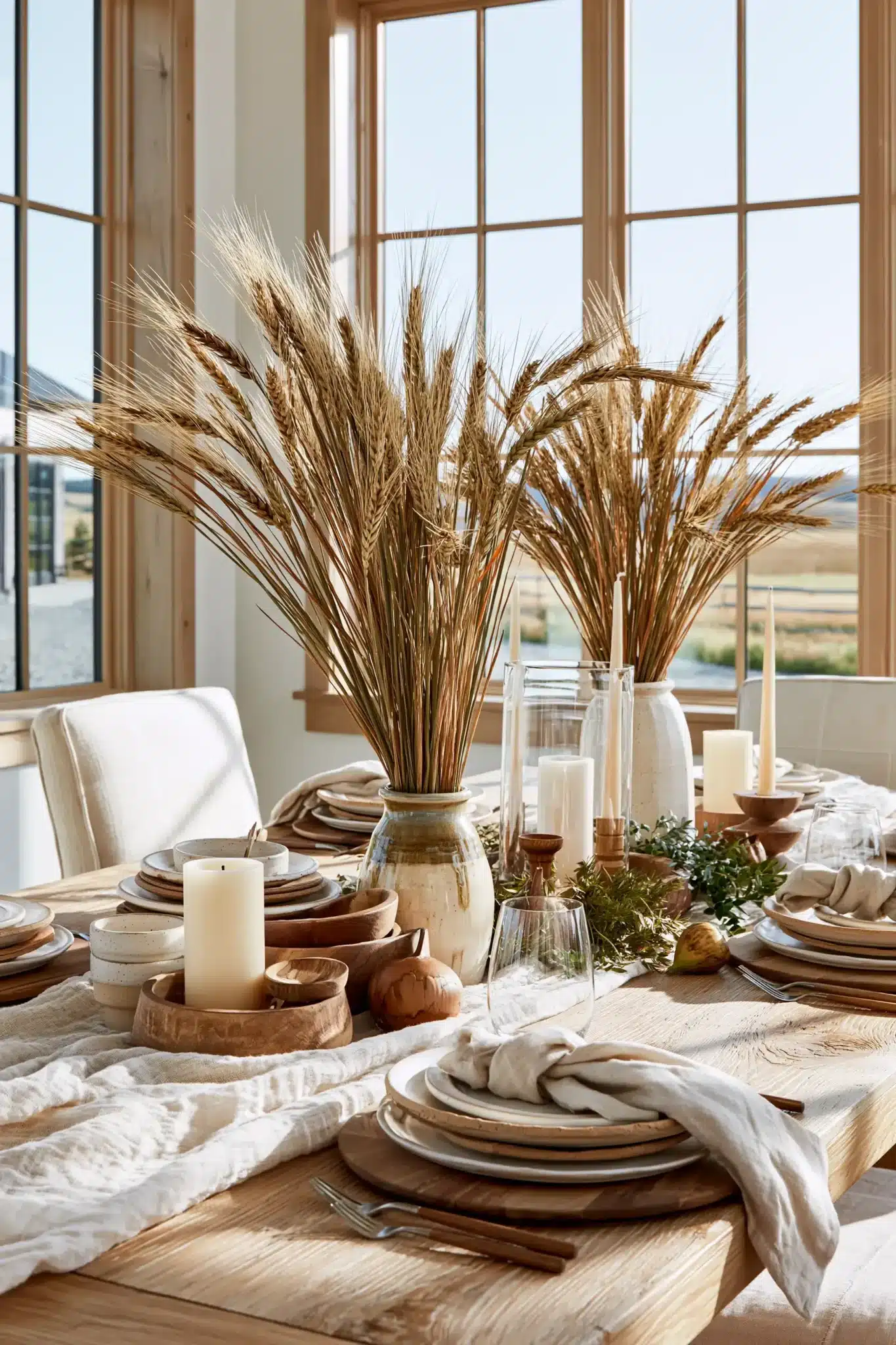 29 Simple Thanksgiving Table Decor Ideas for a Table That Feels Calm simple thanksgiving table decor