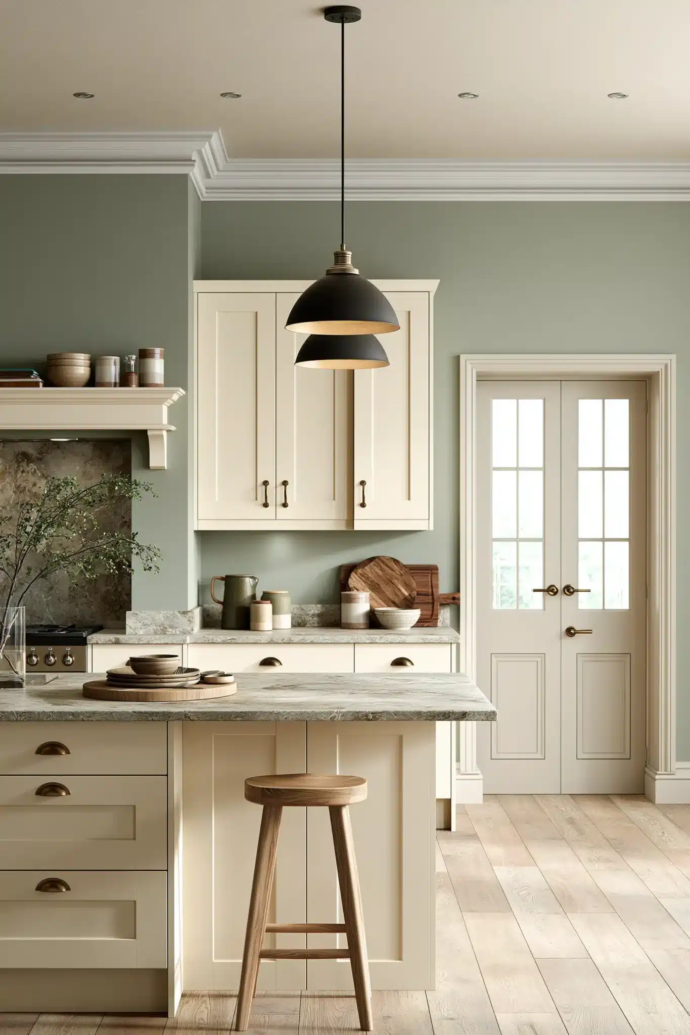 29 Sage Green and Cream Kitchen Ideas for a Room That Feels Like Home sage green and cream kitchen