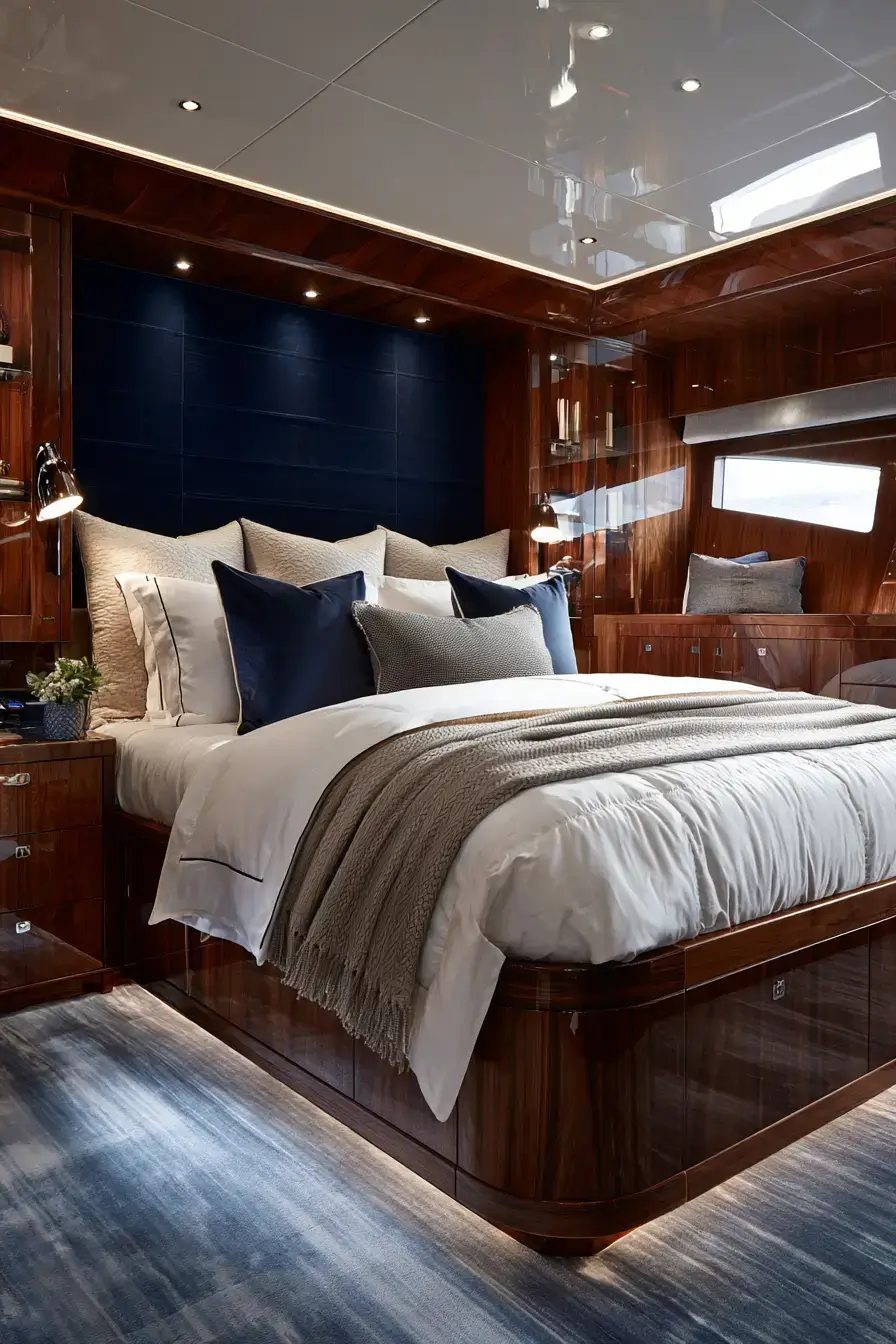 29 Nautical Bedroom Ideas with a Rope Headboard