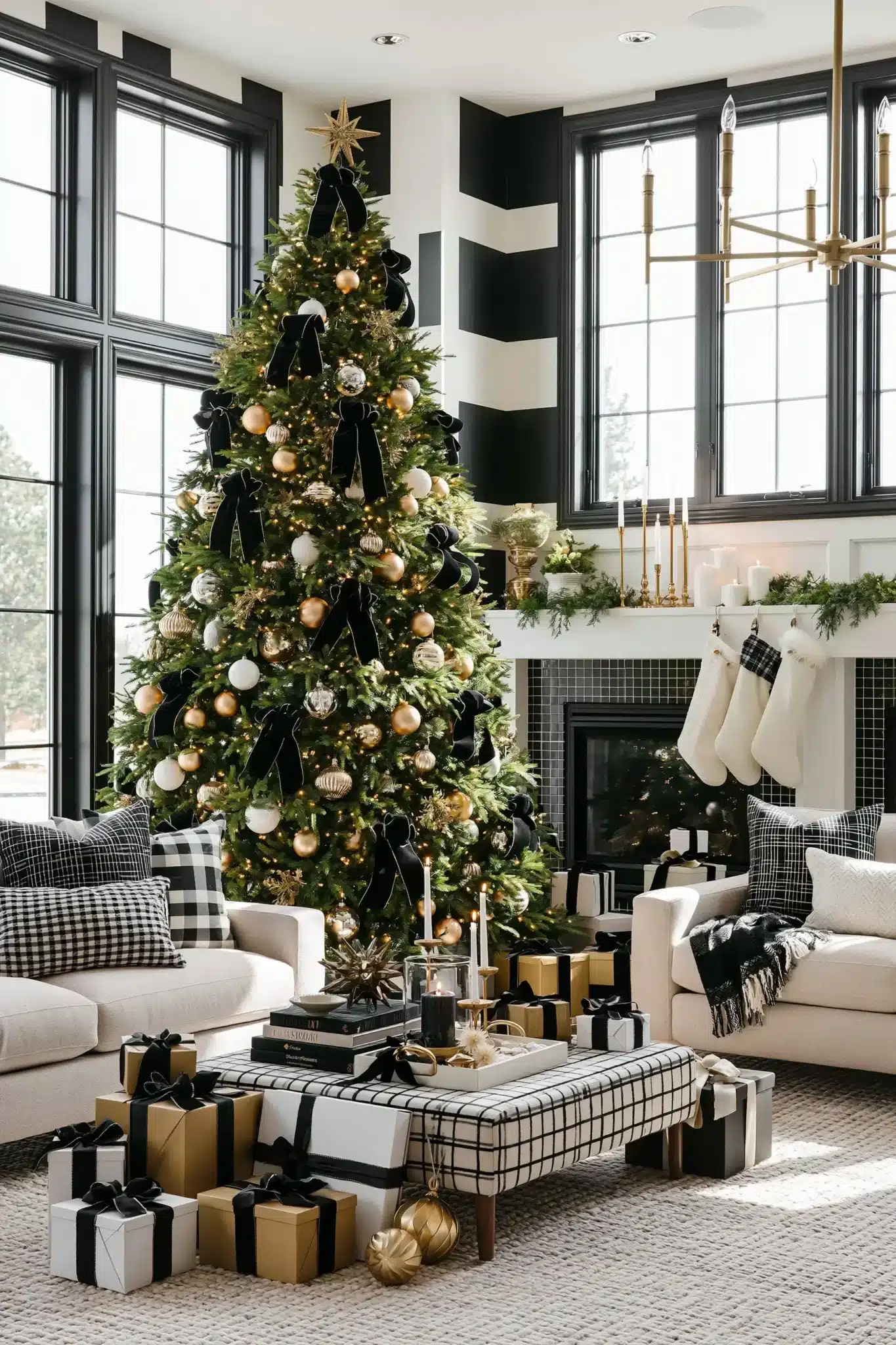 29 Modern Christmas Decor Ideas That Let a Few Clean Choices Speak modern christmas decor