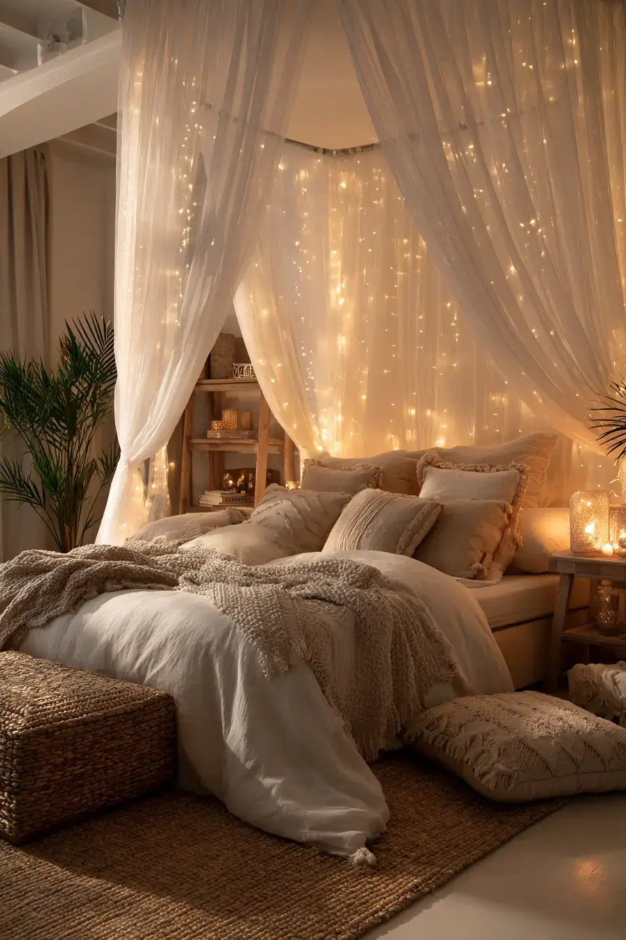 29 Boho Bedroom Lighting Ideas with a Rattan Pendant 29 Boho Bedroom Lighting Ideas with a Rattan Pendant