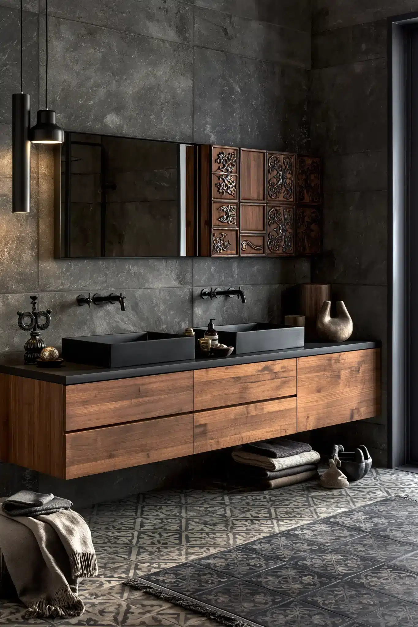 29 Gothic Bathroom Ideas for a Room With Real Atmosphere gothic bathroom