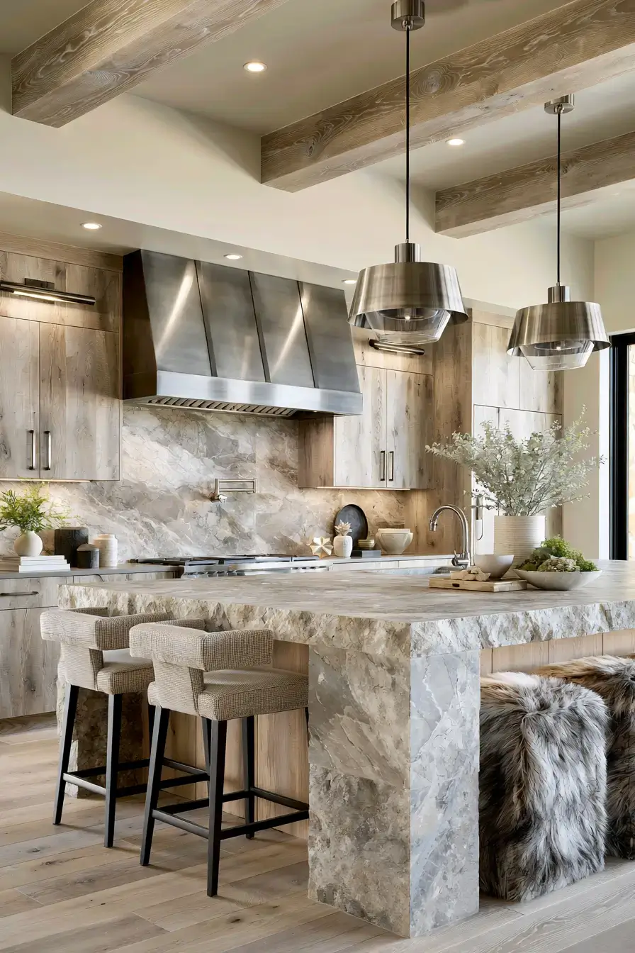 29 Stone Kitchen Ideas for a Room That Feels Built to Last stone kitchen