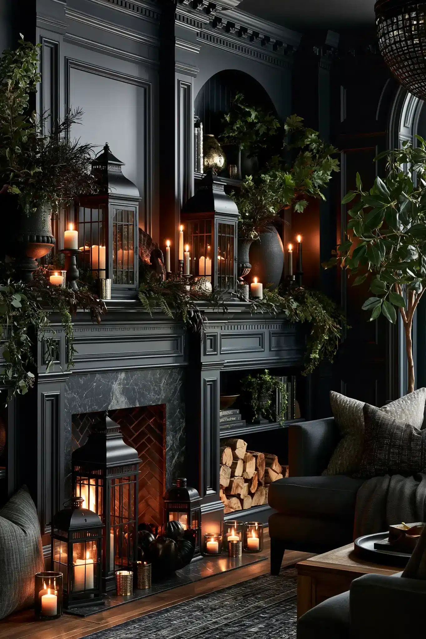 29 Thanksgiving Mantel Decor Ideas That Set a Warm First Impression thanksgiving mantel decor