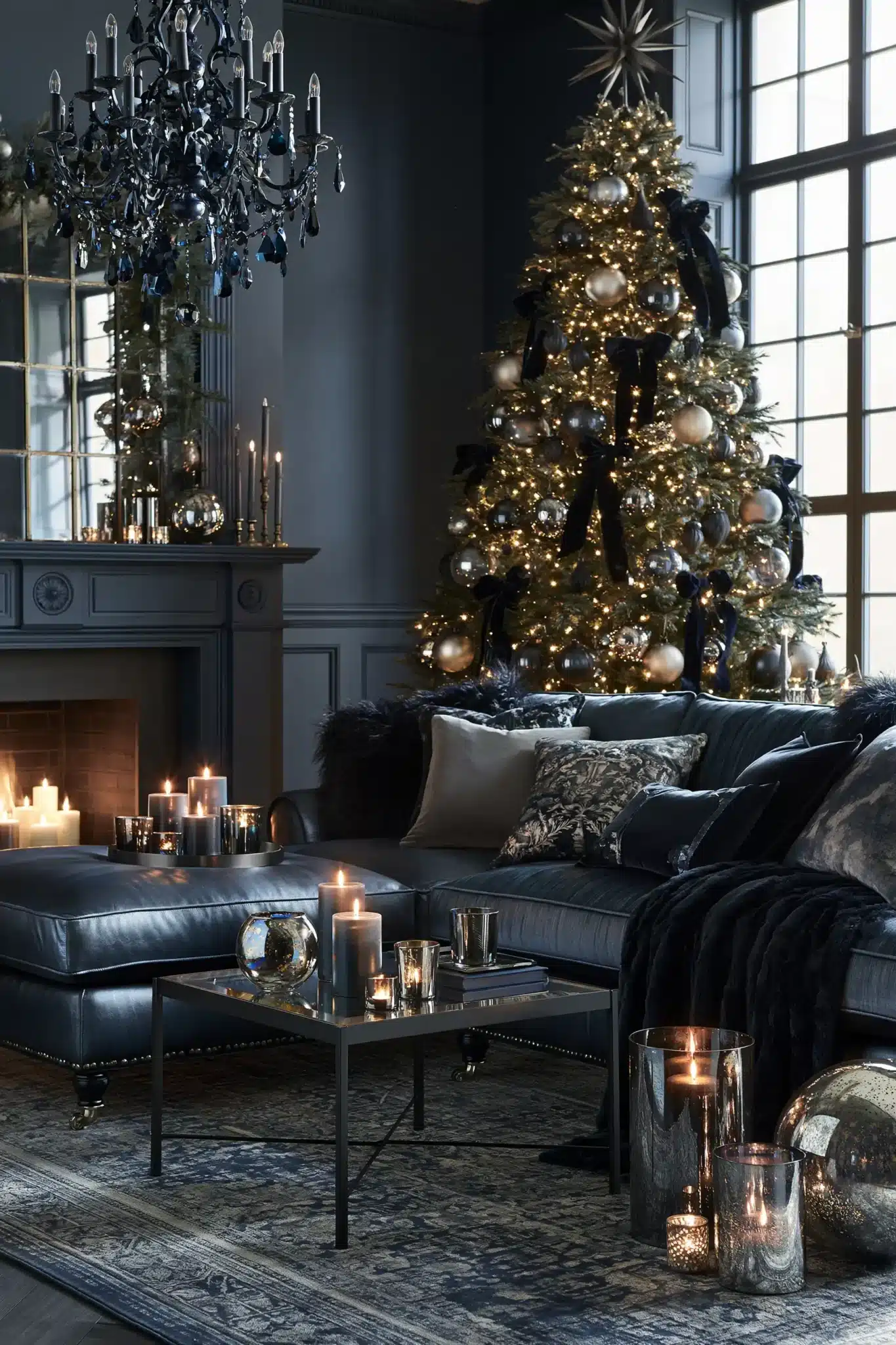 29 Moody Christmas Decor Ideas That Turn Long Evenings Into the Point moody christmas decor